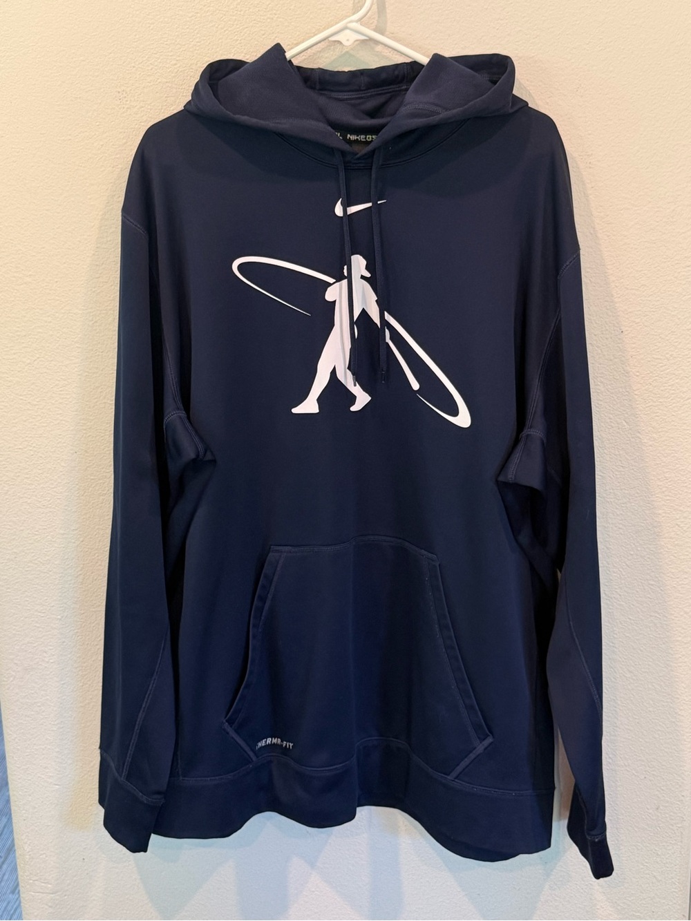 Nike Baseball Swingman Navy Blue Ken Griffey Jr Hoodie Sweatshirt Men’s 2XL